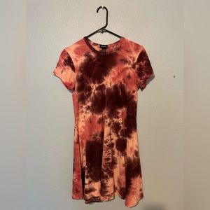 Tie Dye Mid Length Dress